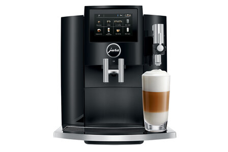 Jura S8 Piano Black (EA)  +  Gratis Nieuw Jura Cool Control 0,6 + Gratis 1kg Molinari Oro Koffiebonen 